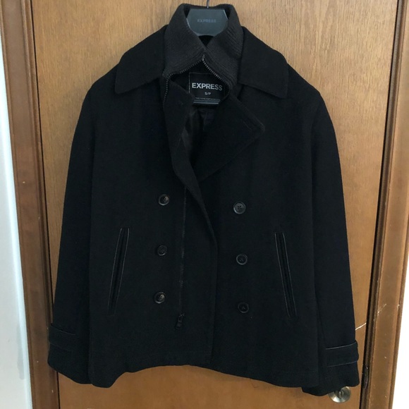 Express for Men Outwear Peacoat - Picture 1 of 7